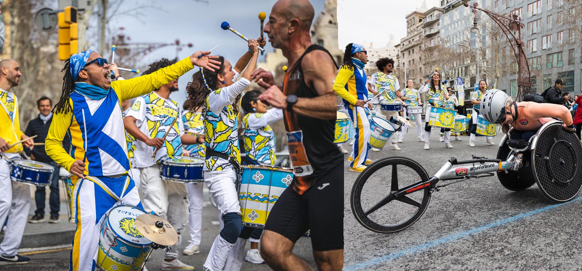 Ketubara Batucada animando en Maratones